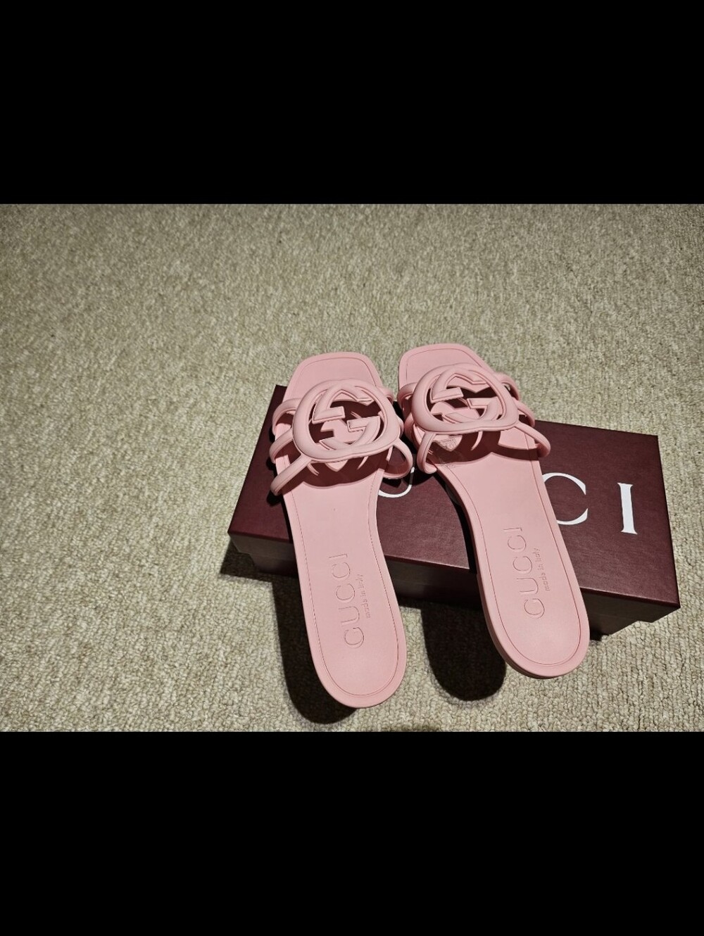 Gucci Interlocking G-slides Women's Sandals